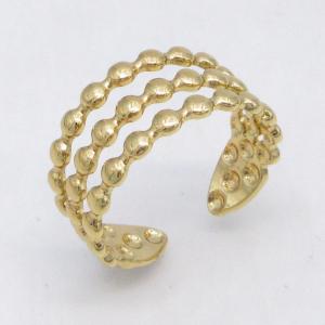 Stainless Steel Gold-plating Ring - KR115773-LM