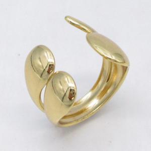 Stainless Steel Gold-plating Ring - KR115779-LM