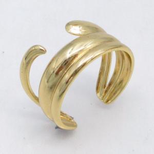 Stainless Steel Gold-plating Ring - KR115780-LM
