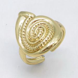 Stainless Steel Gold-plating Ring - KR115785-LM