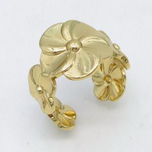 Stainless Steel Gold-plating Ring - KR115790-LM