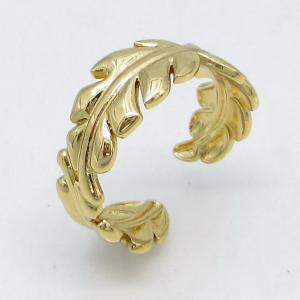 Stainless Steel Gold-plating Ring - KR115794-LM