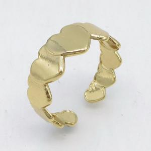 Stainless Steel Gold-plating Ring - KR115796-LM