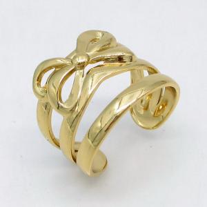 Stainless Steel Gold-plating Ring - KR115797-LM