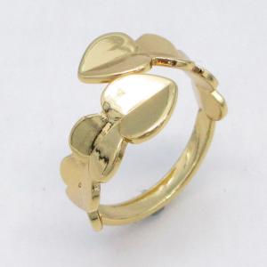 Stainless Steel Gold-plating Ring - KR115801-LM