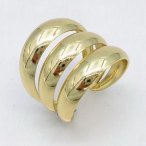 Stainless Steel Gold-plating Ring - KR115808-LM