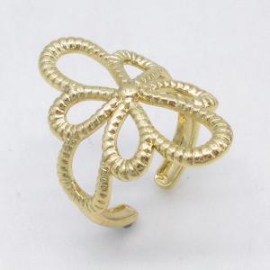 Stainless Steel Gold-plating Ring - KR115819-LM