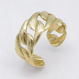 Stainless Steel Gold-plating Ring - KR115820-LM