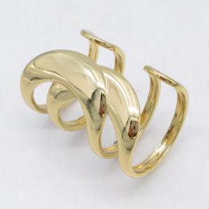 Stainless Steel Gold-plating Ring - KR115823-LM
