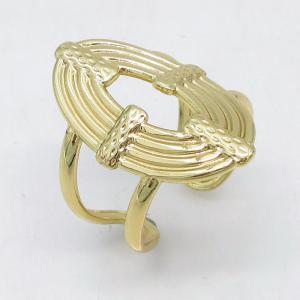 Stainless Steel Gold-plating Ring - KR115826-LM