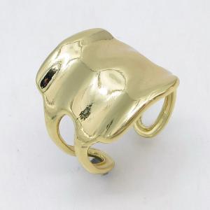 Stainless Steel Gold-plating Ring - KR115827-LM