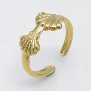 Stainless Steel Gold-plating Ring - KR115830-LM