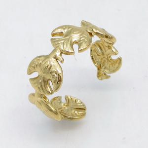 Stainless Steel Gold-plating Ring - KR115831-LM