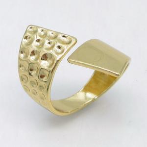 Stainless Steel Gold-plating Ring - KR115833-LM