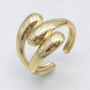 Stainless Steel Gold-plating Ring - KR115839-LM