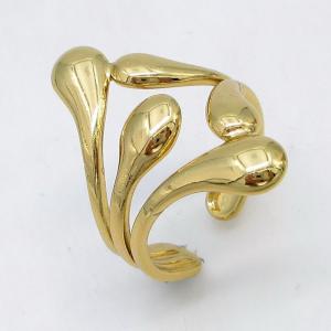 Stainless Steel Gold-plating Ring - KR115840-LM