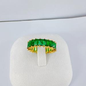 Stainless Steel Stone&Crystal Ring - KR116184-SXSJ