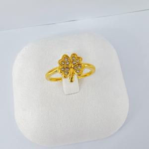 Stainless Steel Stone&Crystal Ring - KR116189-SXSJ