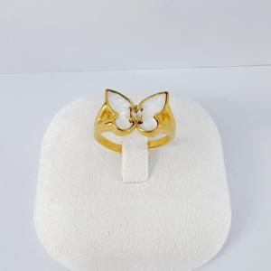 Stainless Steel Stone&Crystal Ring - KR116196-SXSJ