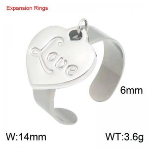 Stainless Steel Special Ring - KR116481-Z