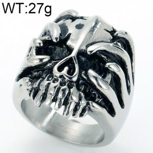 Stainless Steel Special Ring - KR18709-D