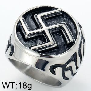 Stainless Steel Special Ring - KR20378-D