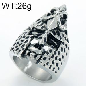 Stainless Steel Special Ring - KR20384-D