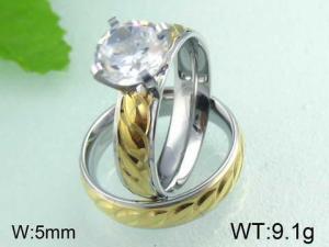 Stainless Steel Lover Ring - KR24237-WM