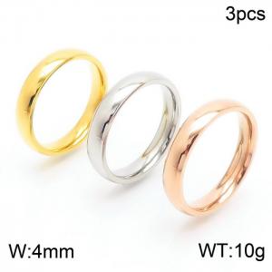 Stainless Steel Special Ring - KR24317-K