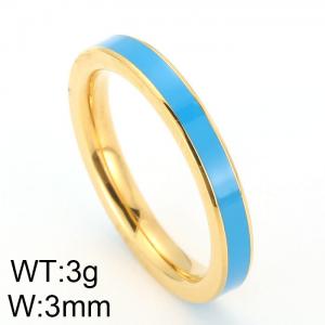 Stainless Steel Gold-plating Ring - KR28369-K