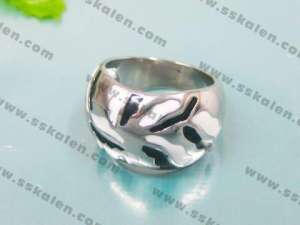 Stainless Steel Enamel Ring - KR35337-K