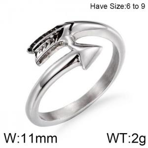 Stainless Steel Casting Ring - KR36430-BD