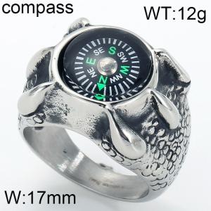 Stainless Steel Special Ring - KR42633-BD