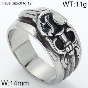 Stainless Steel Special Ring - KR44633-BD