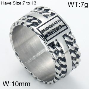 Stainless Steel Special Ring - KR44846-BD