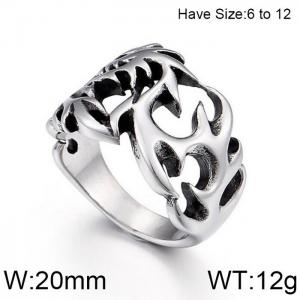 Stainless Steel Special Ring - KR44868-K