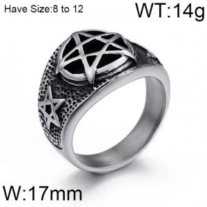 Stainless Steel Special Ring - KR45108-K