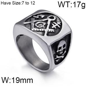 Stainless Steel Special Ring - KR45110-K