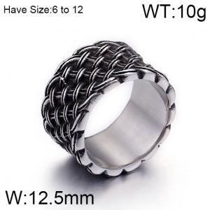 Stainless Steel Casting Ring - KR45208-K