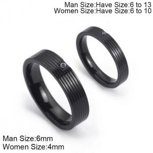 Stainless Steel Lover Ring - KR47291-K