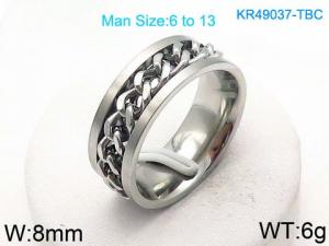 Stainless Steel Special Ring - KR49037-TBC