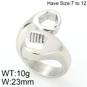 Stainless Steel Special Ring - KR50107-K