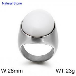 Stainless Steel Stone&Crystal Ring - KR51626-GC