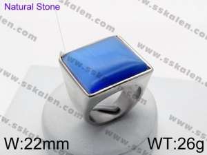 Stainless Steel Stone&Crystal Ring - KR51650-GC