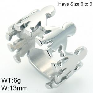 Stainless Steel Special Ring - KR54490-K