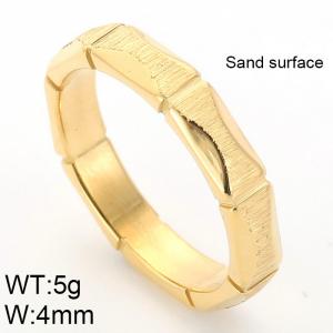 Stainless Steel Gold-plating Ring - KR82012-GC
