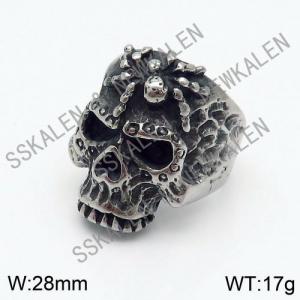 Stainless Skull Ring - KR88688-TMT