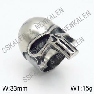Stainless Skull Ring - KR88697-TMT