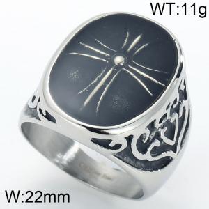 Stainless Steel Special Ring - KR91822-BD