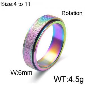 SS Colorful-plating Ring - KR92130-WGQF